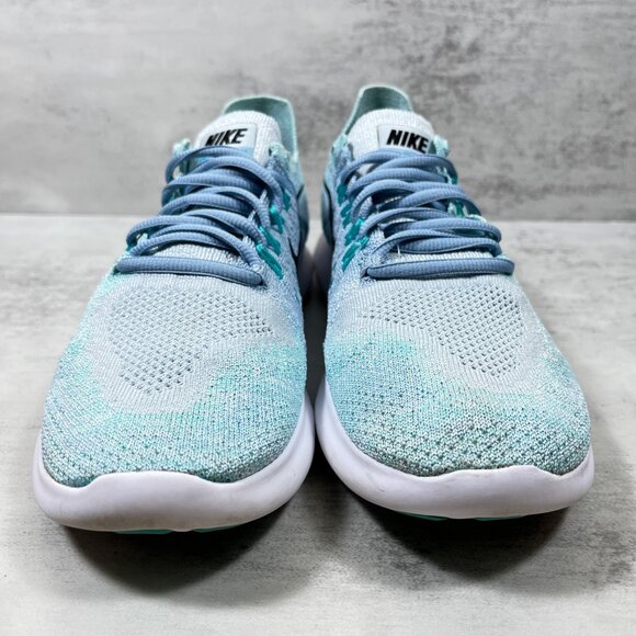 Nike Free RN Flyknit Running Shoes - Women's Size 7.5 - Blue - Picture 3 of 10
